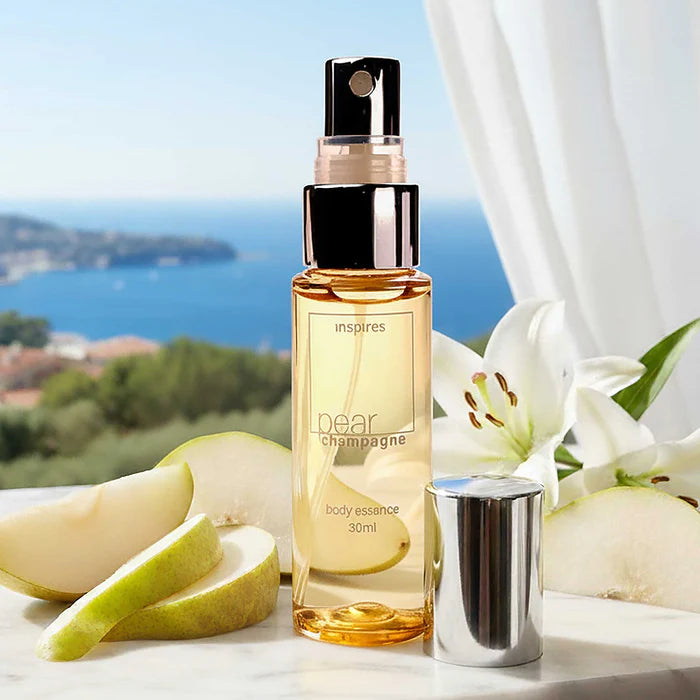 PEAR CHAMPAGNE 30ml | Body Essence frutal sofisticado que desperta o entusiasmo. Desenvolvido com Neurociência.