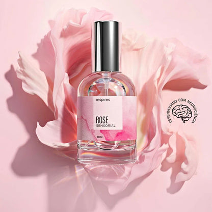 ROSE SENSORIAL 60ml | Perfume floral moderno que utiliza a Neurociência. Fresco aveludado aflora a presença e o bem-estar.