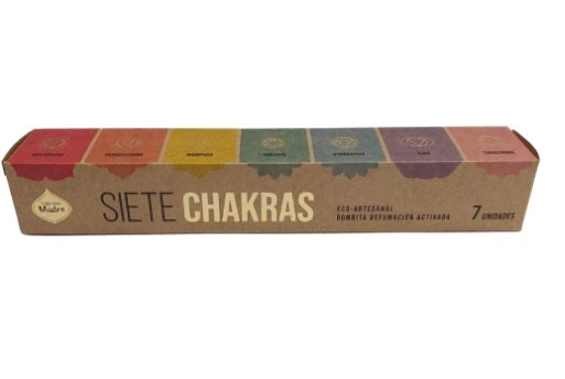 Bombinha de Defumação Sagrada Madre - 7 Chakras 7 Unidades