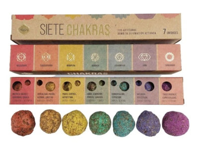Bombinha de Defumação Sagrada Madre - 7 Chakras 7 Unidades
