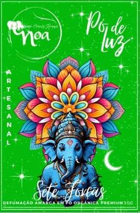 Incenso em Pó Noa Sete Forças