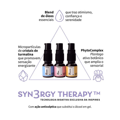 TRIO MINI VEM | HYDRAEMOTION-10G- para as mãos com blend de óleos essenciais