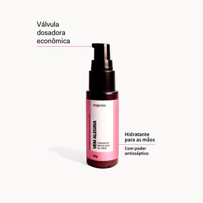 VEM ALEGRIA | HYDRAEMOTION para as mãos com blend de óleos essenciais para otimismo