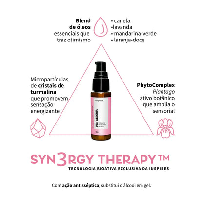 VEM ALEGRIA | HYDRAEMOTION para as mãos com blend de óleos essenciais para otimismo