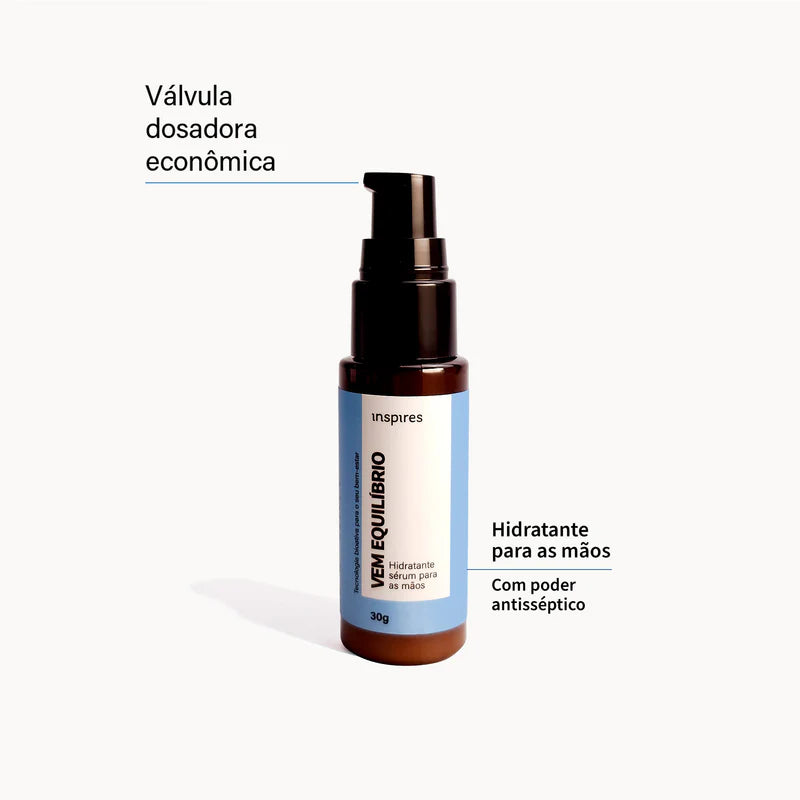 VEM EQUILÍBRIO| HYDRAEMOTION para as mãos com blend de óleos essenciais harmonizantes