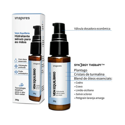 VEM EQUILÍBRIO| HYDRAEMOTION para as mãos com blend de óleos essenciais harmonizantes