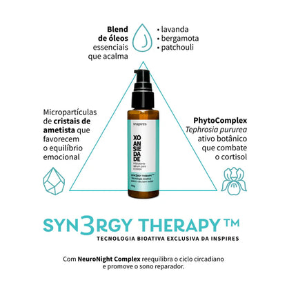 XÔ ANSIEDADE | HYDRAEMOTION para o corpo com blend de óleos essenciais calmantes