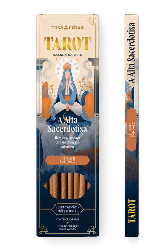 Incenso Nirvana Casa Rittua Linha Tarot - Alta Sacerdotisa