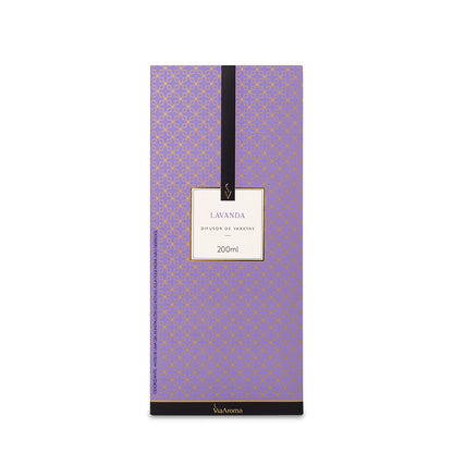 Difusor de Varetas Lavanda Via Aroma - 200ml