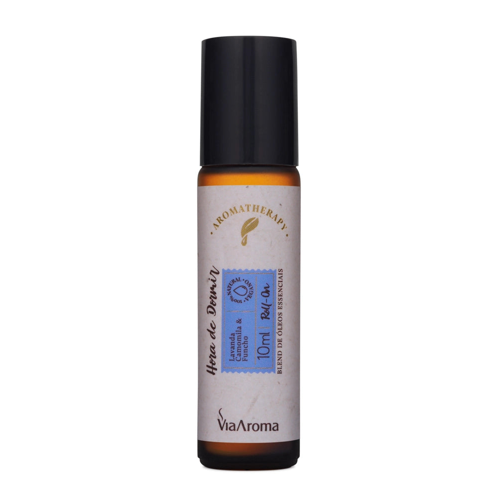 Roll-On Blend Óleos Essenciais Hora de Dormir Via Aroma - 10ml