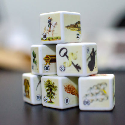 Dados Petit Lenormand - Colibri Azul