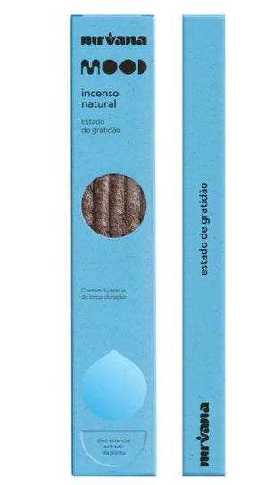 Incenso Nirvana Natural Vareta Mood - Estado de Gratidão