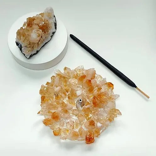 Incensário Citrino Artrsanal