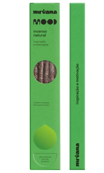 Incenso Nirvana Natural Vareta Mood - Inspiração e Motivação
