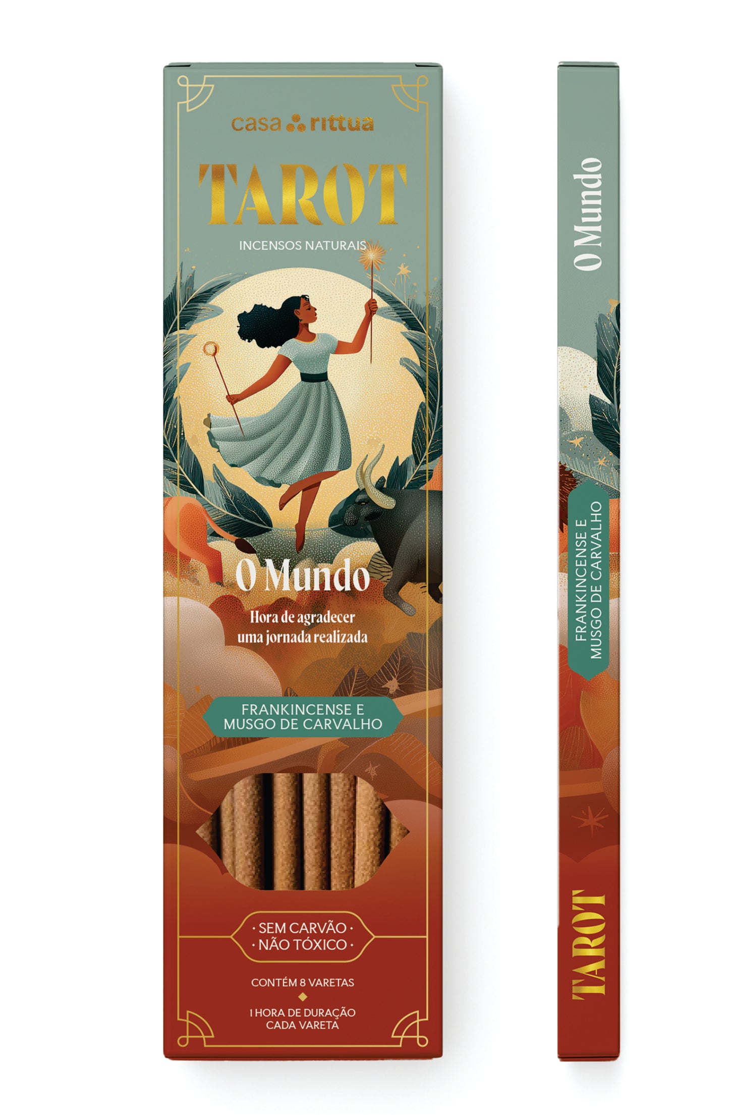 Incenso Nirvana Casa Rittua Linha Tarot - Mundo