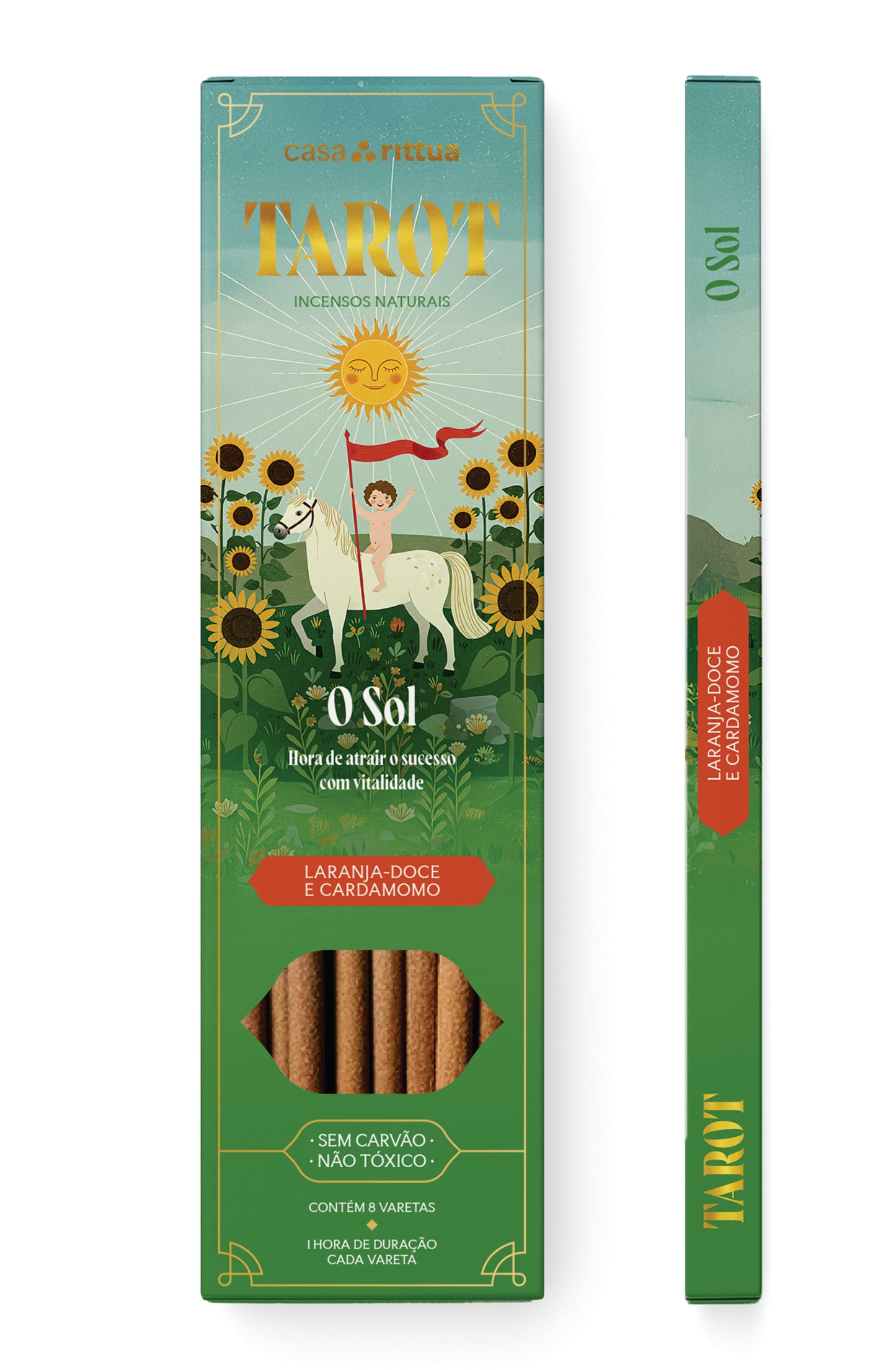Incenso Nirvana Casa Rittua Linha Tarot - Sol