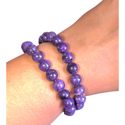 Pulseira de Charoíta – Transmutação, Proteção e Propósito