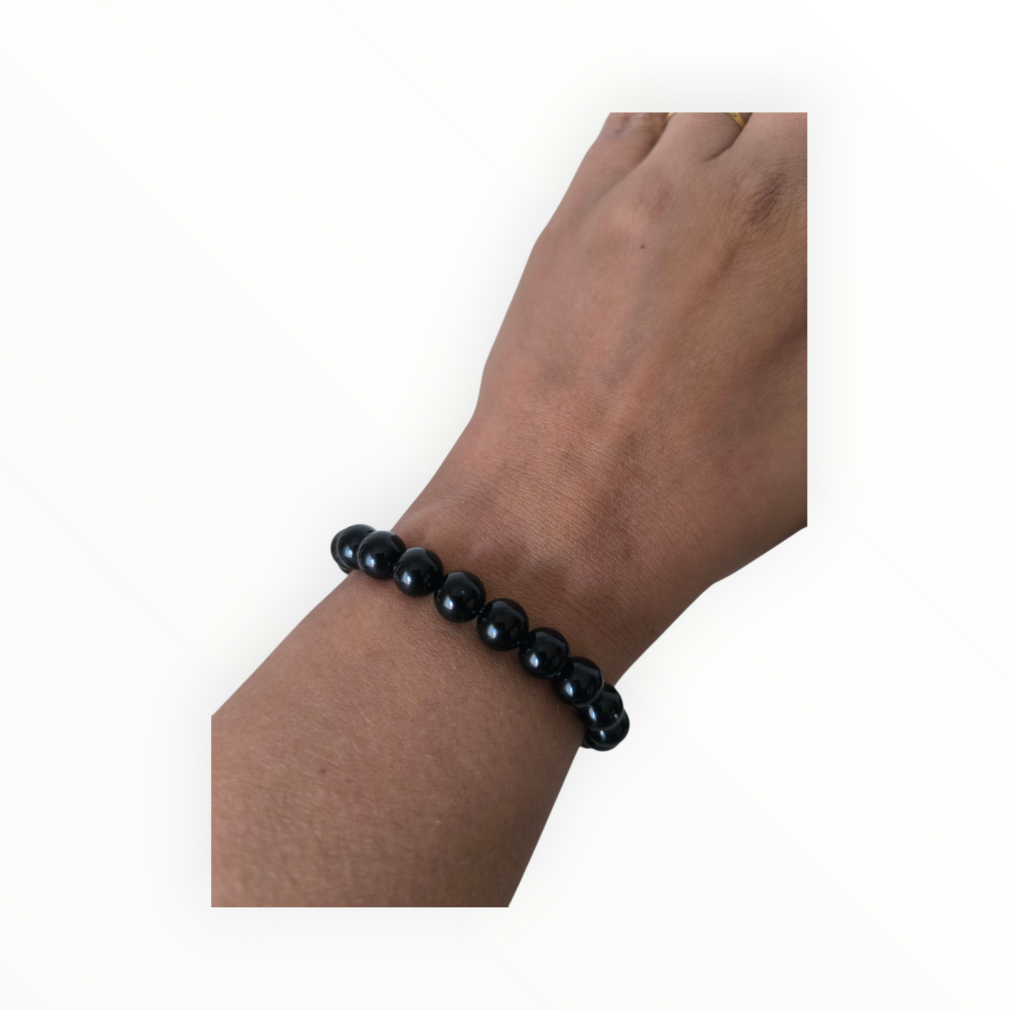 Pulseira esfera de Obsidiana – Proteção, Centramento e Autodescoberta