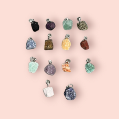 Berloques Pedras naturais- Bruto