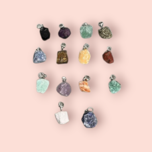 Berloques Pedras naturais- Bruto