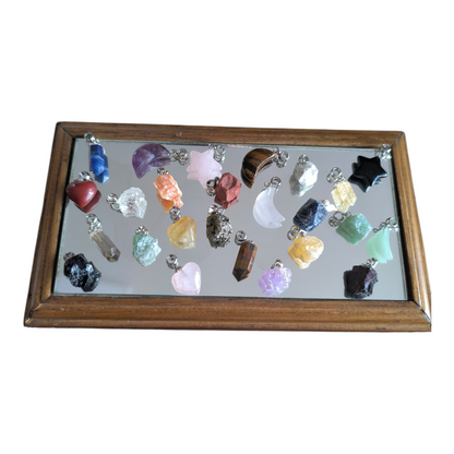 Berloques de Ponta - Pedras Naturais