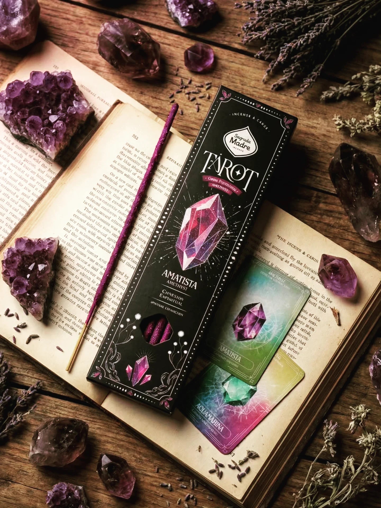Incenso Tarot Gemas Protetoras Ametista – Sagrada Madre