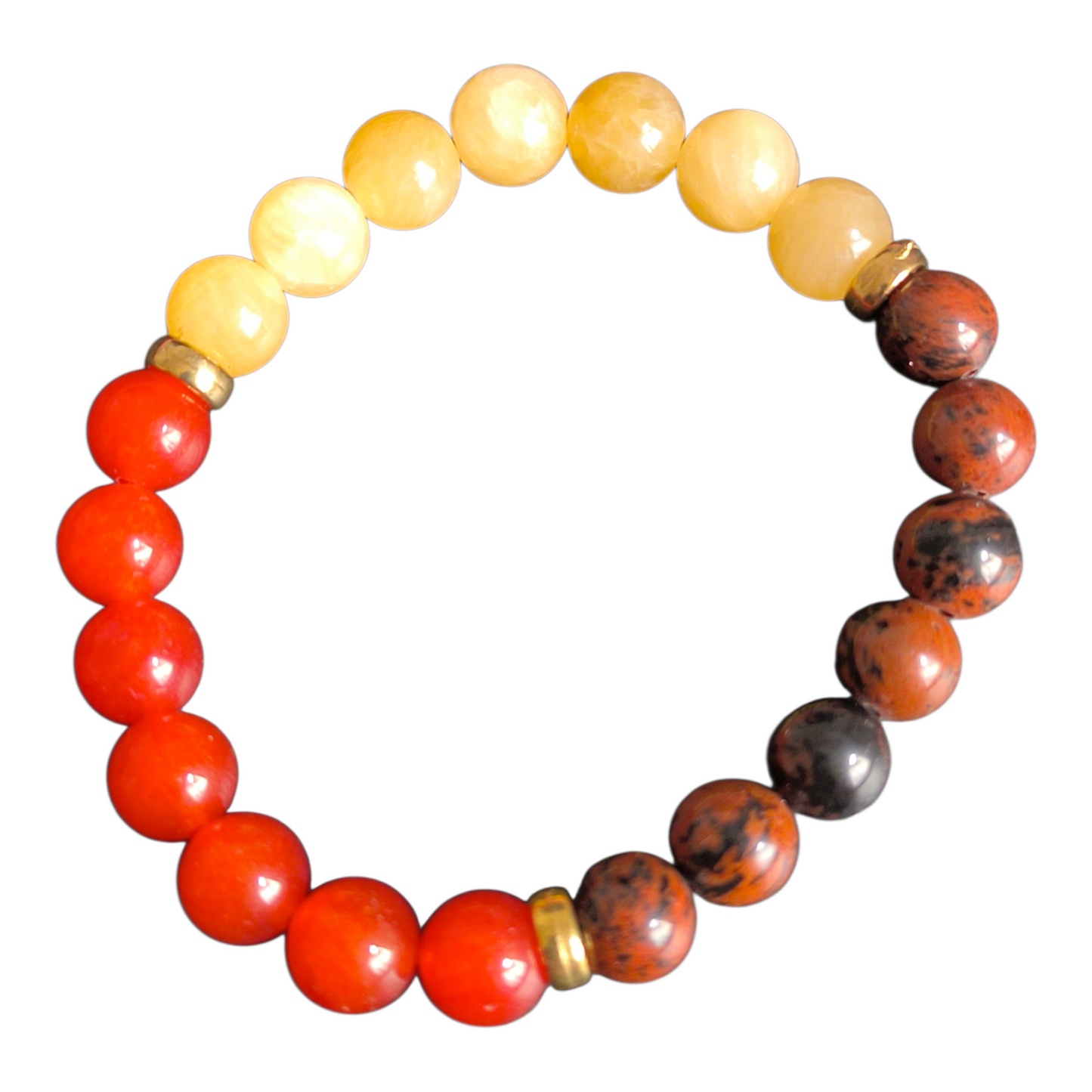 Pulseira Vitalidade e Energia Força, Ação e Prosperidade 🧡✨