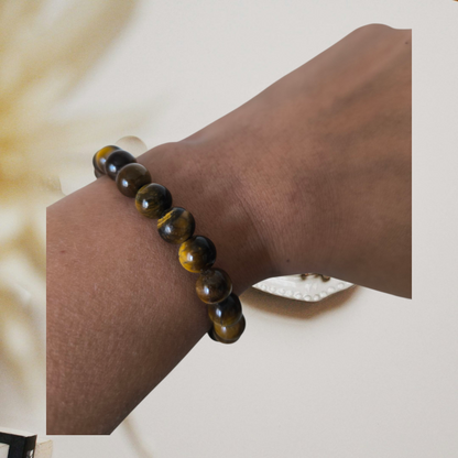 Pulseira de Olho de Tigre – Proteção e Autoconfiança
