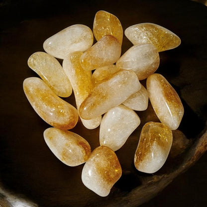 Citrino Rolado Natural – Prosperidade, Alegria e Realização