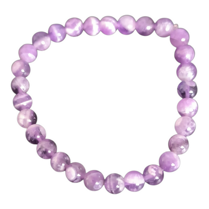 Pulseira Esfera Ametista 6mm – Proteção, Intuição e Elevação Espiritual