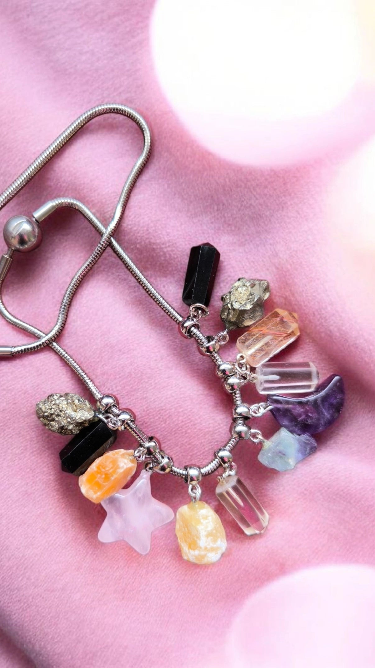 Berloques de Ponta - Pedras Naturais