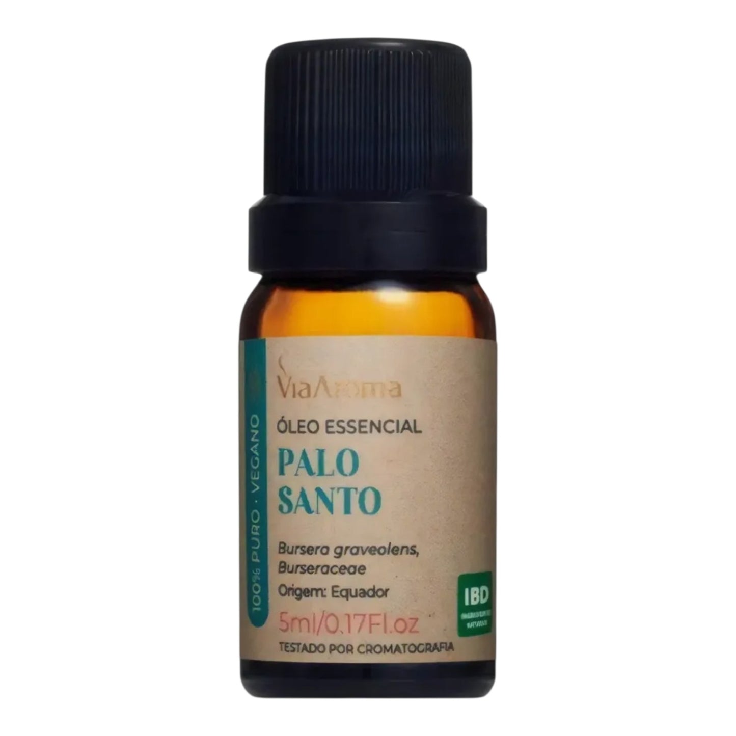 Óleo Essencial Palo Santo Via Aroma 100% Puro Vegano - 5ml