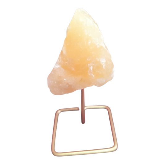 Pedra na Base Dourada - Citrino - Prosperidade