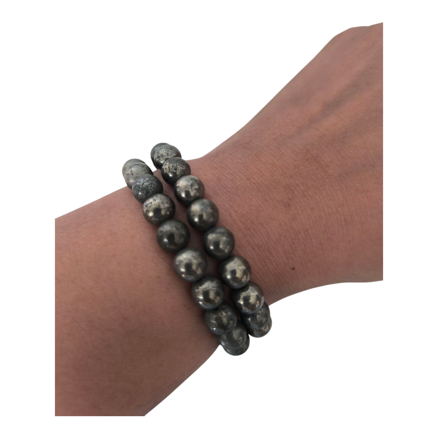 Pulseira esfera de Pirita – Prosperidade e Brilho Pessoal