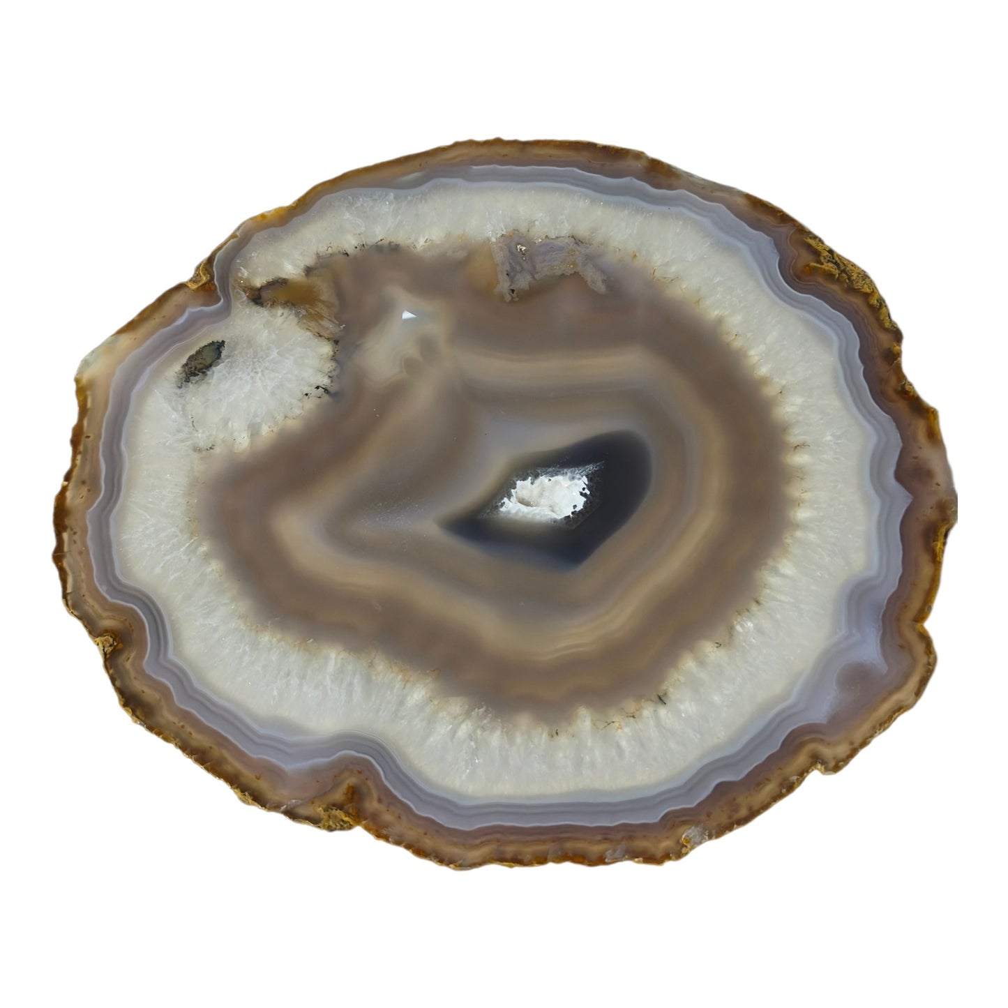 Chapa de Ágata Natural – Proteção, Harmonia e Equilíbrio Energético