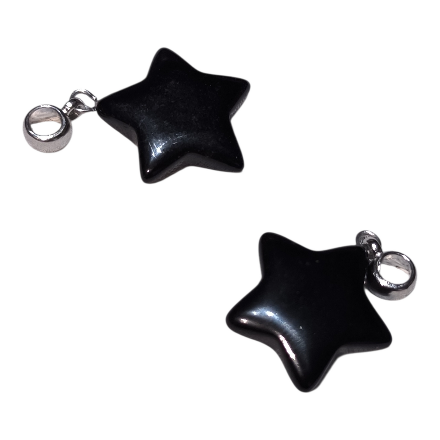 Berloques Pedras Roladas - Estrela,Lua e Coração