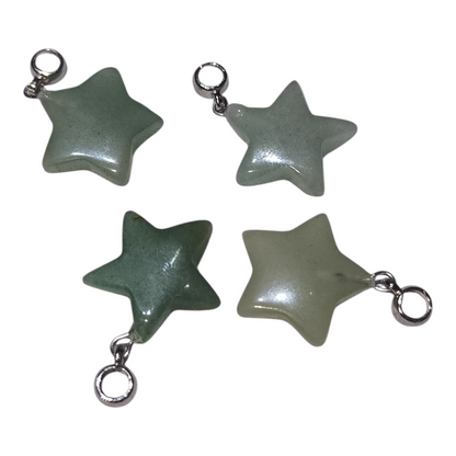 Berloques Pedras Roladas - Estrela,Lua e Coração