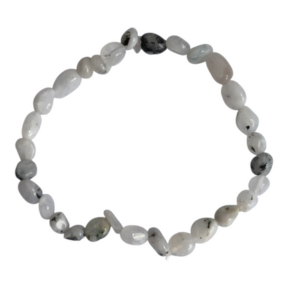 Pulseira rolada Pedra da Lua  – Intuição, Equilíbrio e Sagrado Feminino
