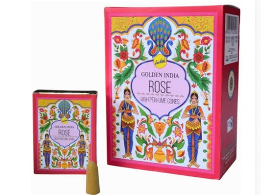 Incenso Cascata Golden India - Rose