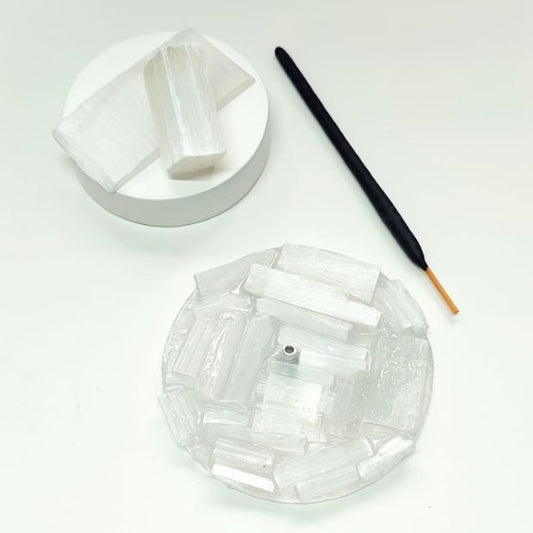 Incensário Selenita -  Artesanal