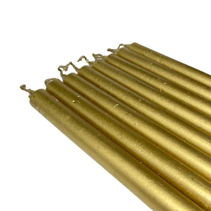 Vela Palito Prateada ou Dourada